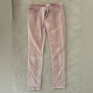 Free People Blush Corduroy Trousers